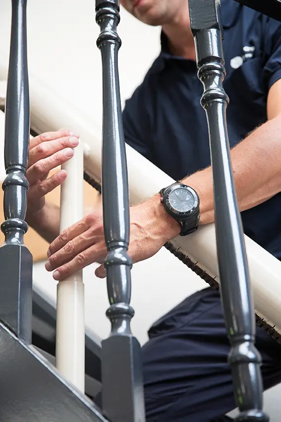 Kurviger Treppenlift Einbau Thüringen – HeldenLift montiert Handicare Kurvenlift professionell und sauber